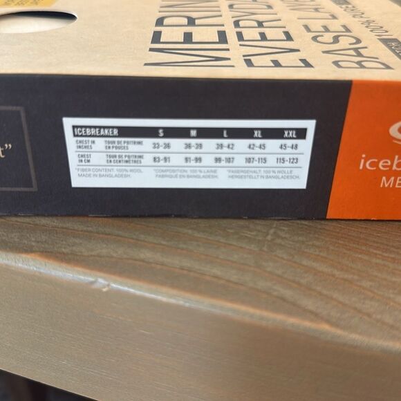 NWT Icebreaker BODYFIT EVERYDAY MERINO BASE LAYER size Small - Picture 6 of 6